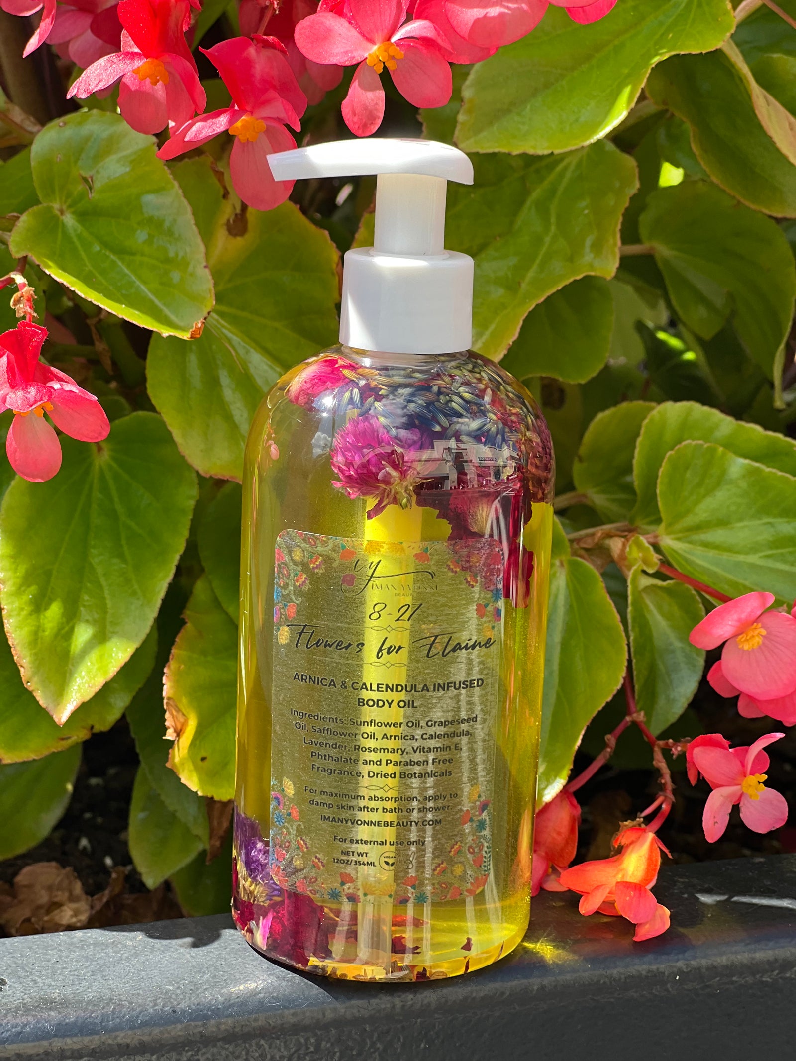 Luxurious Infused Body Oil- 💐 Flowers for Elaine Arnica