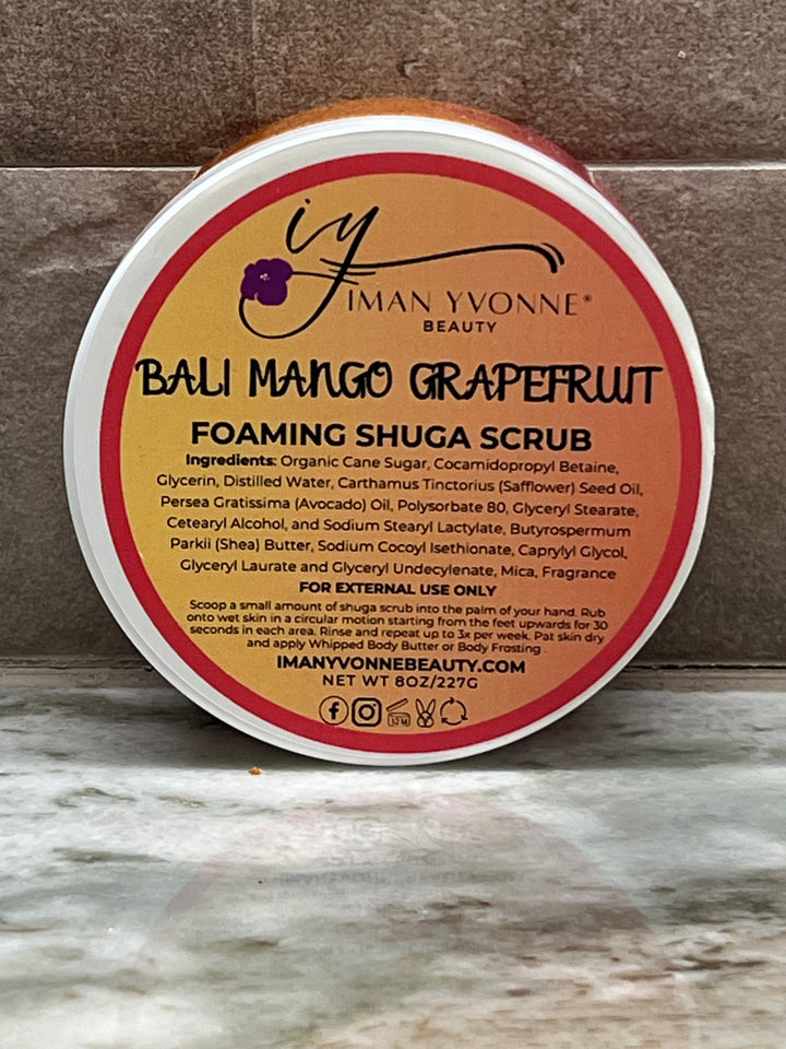 Bali Mango 🥭 Grapefruit Foaming Shuga Scrub