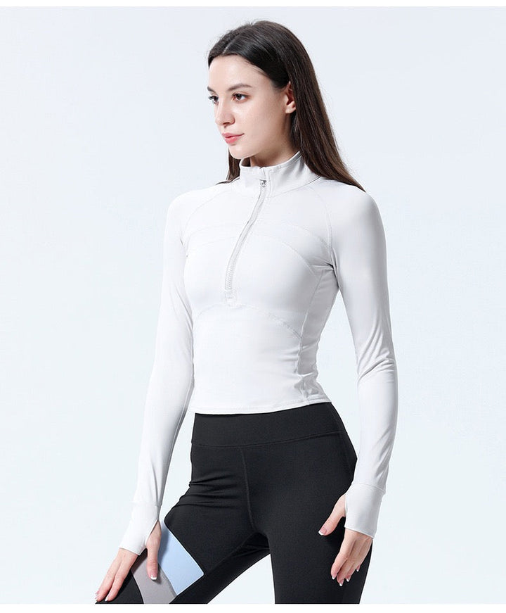 E2G Zipper Yoga Top