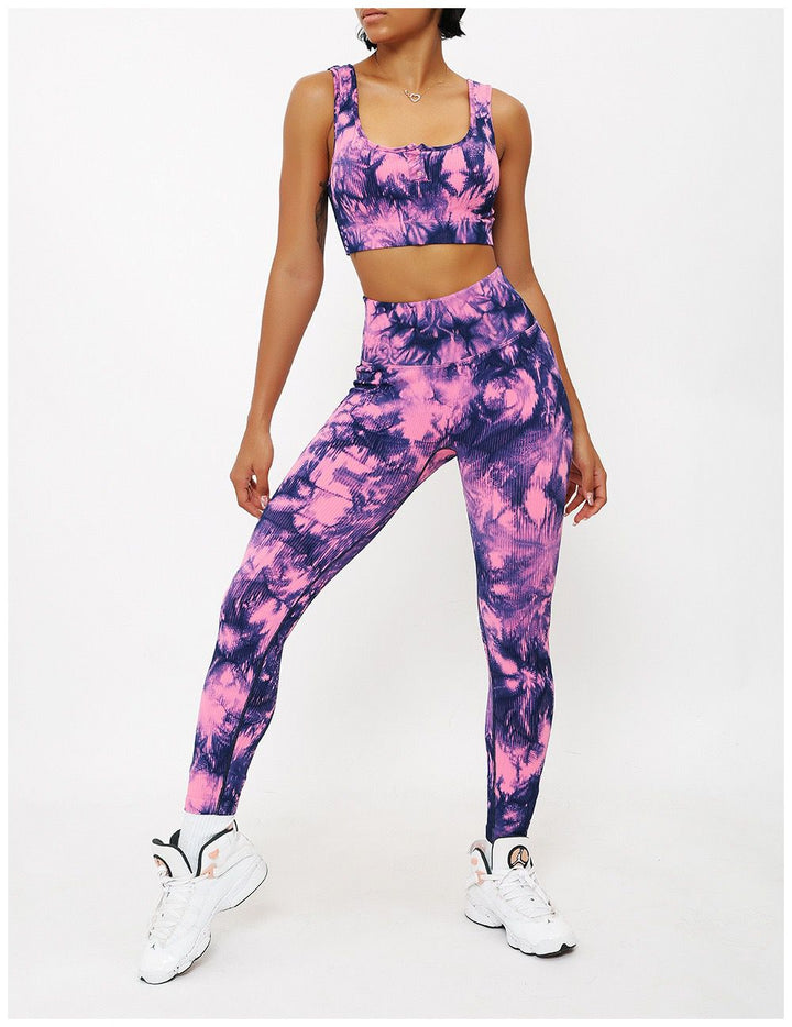 E2G Tie-Dye Seamless Two-Piece Set