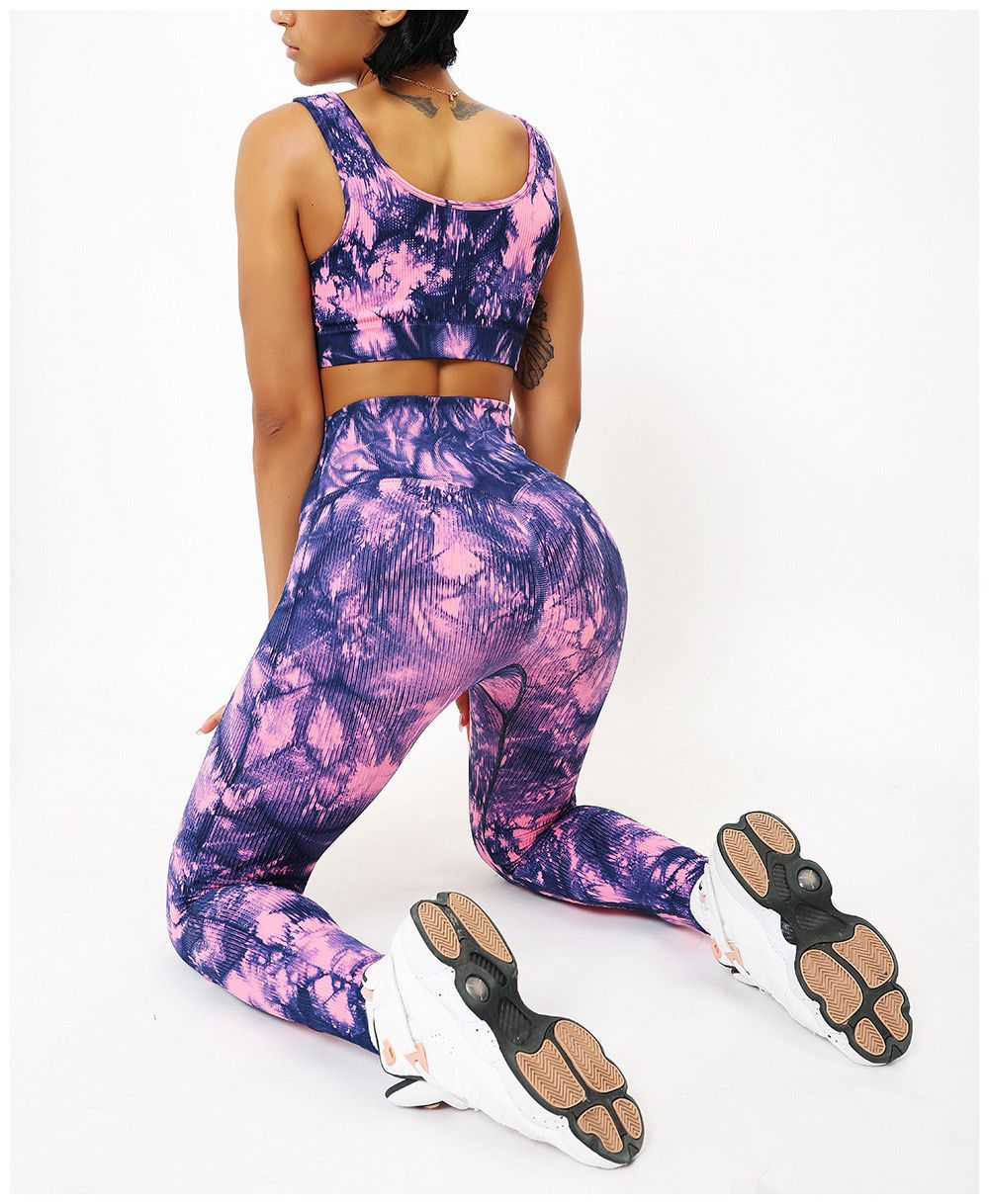 E2G Tie-Dye Seamless Two-Piece Set