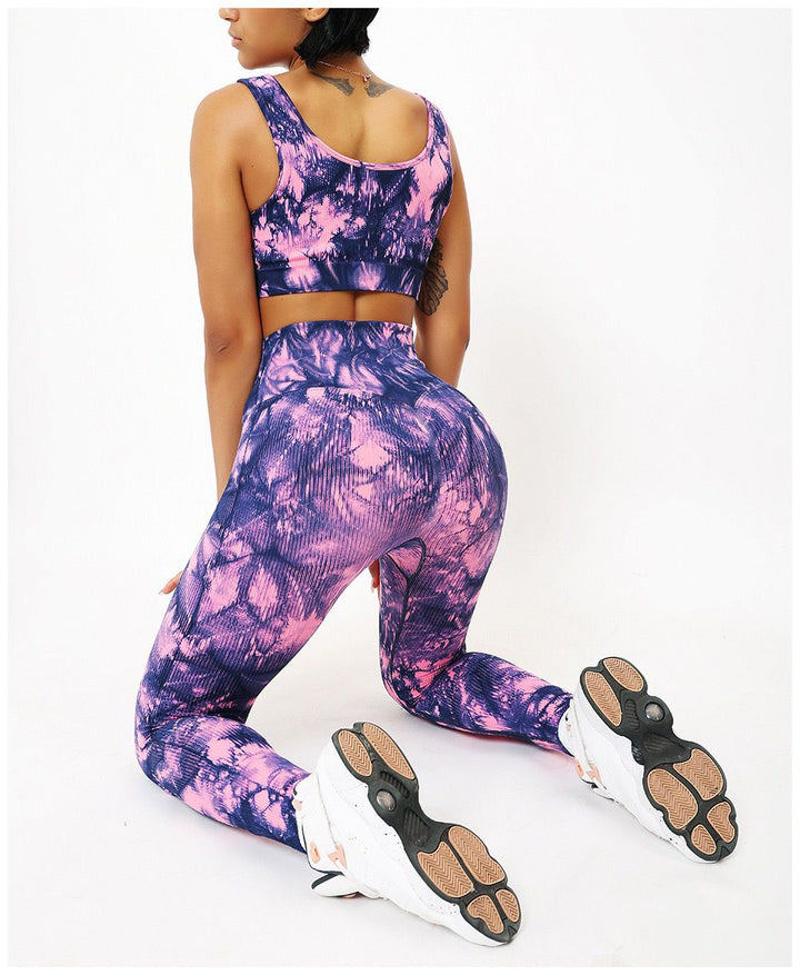 E2G Tie-Dye Seamless Two-Piece Set