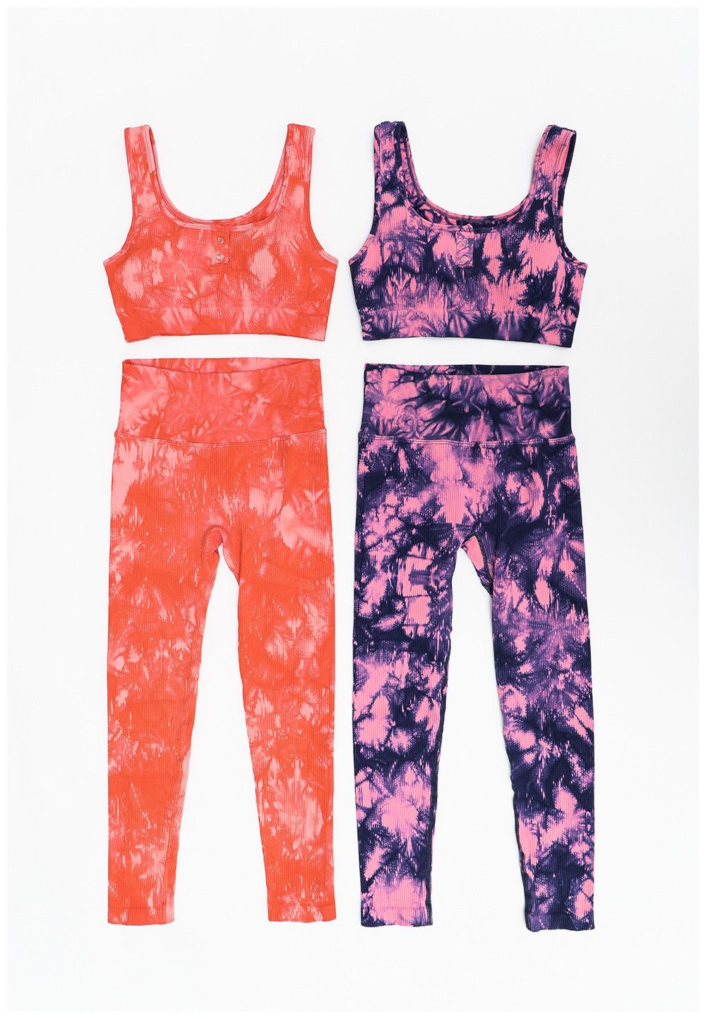 E2G Tie-Dye Seamless Two-Piece Set
