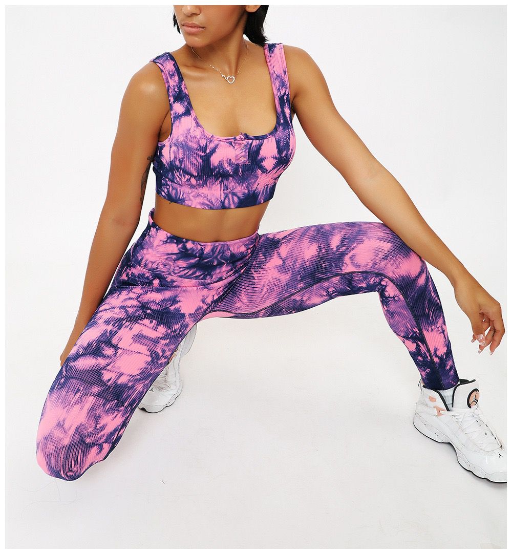E2G Tie-Dye Seamless Two-Piece Set