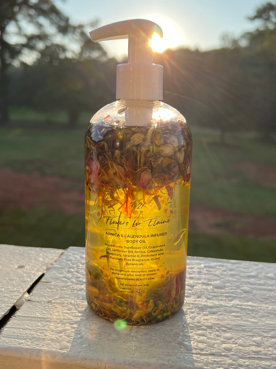 Luxurious Infused Body Oil- 💐 Flowers for Elaine Arnica
