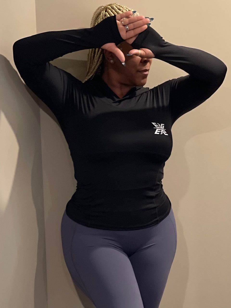 E2G Hooded Yoga Top