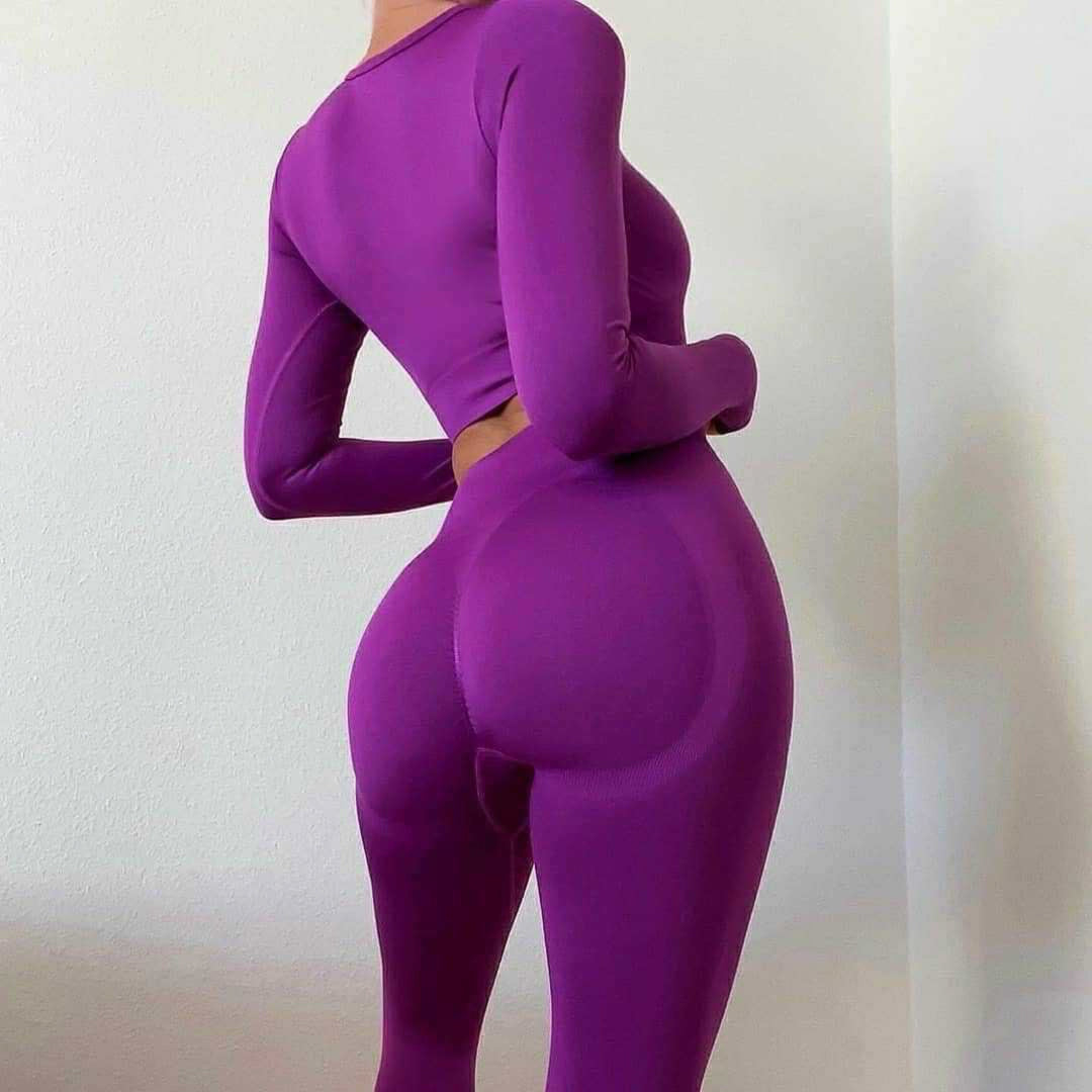 E2G Purple Pushup Leggings