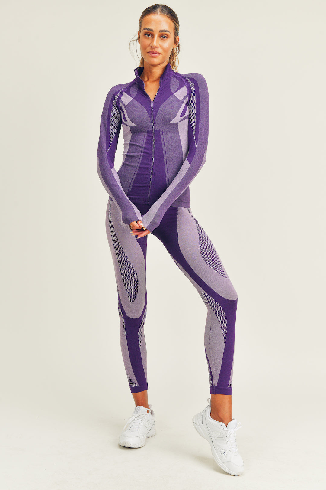 E2G Purple Royalty 2-Piece Jogger Set